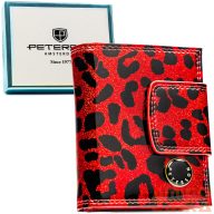   Peterson Női Pénztárca - Echo És Természetes Bőr Ptn Ps329-Pds Red - Piros