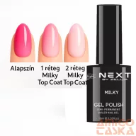 Next by Zellia Milky Top Coat - 10 ml