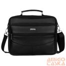 Rovicky Férfi Bőr Oldaltáska R-13206-L-3891 Black - Fekete