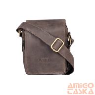 Férfi Bőr Oldaltáska 250591-Mh D.Brown