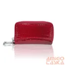 Jennifer Jones Női Bőr Kulcstartó 5139-1 Piros - Krokko Mintával