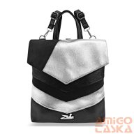 Zellia Női Hátizsák 24031 Fekete-Ezüst - Bari-Ryz 2 -