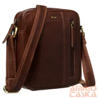   Peterson Férfi Bőr Oldaltáska Ptn 705-Tum-0468 Brown - Barna