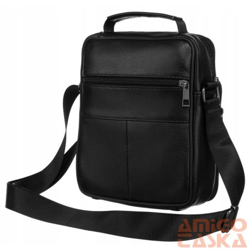 Rovicky Férfi Bőr Oldaltáska R-13203-M-3860 Black - Fekete