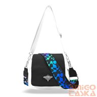   Zellia Női Oldaltáska 23101 - Next C. - Fehér-Fekete - Crown -