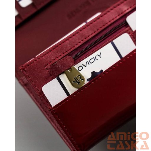 Női Bőr Pénztárca Rh-27A-1-Saf-8117 Red