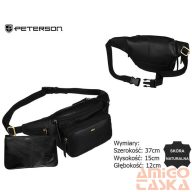 Peterson Férfi Bőr Ővtáska Ptn Bp001E-Opu-6910 Fekete