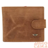  Peterson Férfi Bőr Pénztárca N992L-Chm-M-8589 Világos Barna