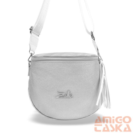 Zellia Női Oldaltáska 21028 Ezüst - Pearl -
