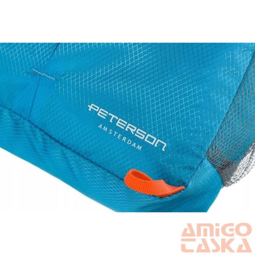 Peterson túra hátizsák ptn 23006-6663 l.Blue/orange - türkiz kék - vízlepergetős -