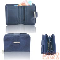   Jennifer Jones Női Pénztárca 1104-7 Sötét Kék - Kicsi Méret