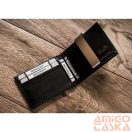 Rovicky Férfi Bőr Kártyatartó - Dollár Pénztárcar-Rm-19-Gcl-Cf-3168 Black