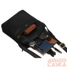 Peterson Férfi Bőr Oldaltáska Ptn 711E-Opu-6835 Fekete