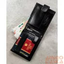 Peterson Férfi Bőr Pénztárca Ptn N992L-Ngv-9509 Black