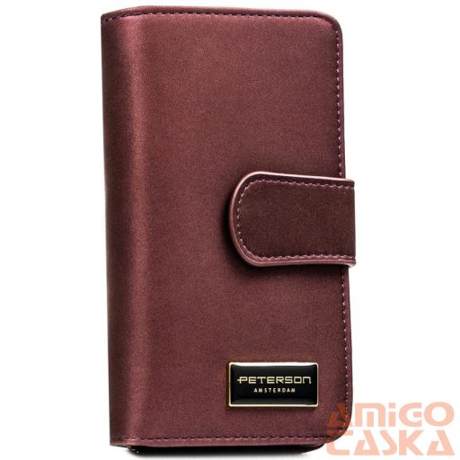 Peterson Női Pénztárca - Echo És Természetes Bőr Ptn Ps116-Hnl-2777 Purple