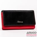 Peterson Női Bőr Pénztárca Ptn Ka-19-4214 Red/Black