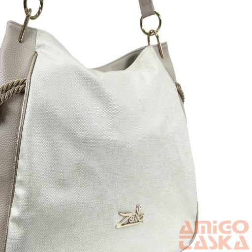 Zellia Női Válltáska 25036 Beige - Pearl -