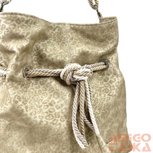 Zellia Női Válltáska C156 Beige - Ocelot -