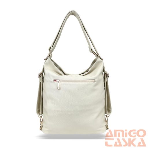 Zellia Női Válltáska/Hátizsáká Alakítható Hz-111 Beige-Arany - D217 -