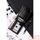 Férfi Bőr Pénztárca R-N992L-Pdm-3272 Black - Fekete