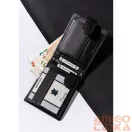 Férfi Bőr Pénztárca R-N992L-Pdm-3272 Black - Fekete