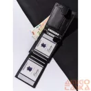 Férfi Bőr Pénztárca R-N992L-Pdm-3272 Black - Fekete