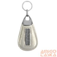 Zellia Kulcstartó Fehér Pearl - D266 -