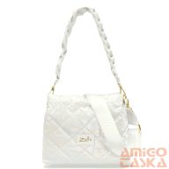 Zellia Női Oldaltáska 23061 Ekrü - Betű Mintás -