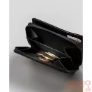 Női Bőr Pénztárca R-Rd-34 Fekete - Matt -