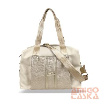 Zellia Női Sporttáska 24128 Beige-Arany - Groove -