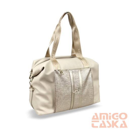 Zellia Női Sporttáska 24128 Beige-Arany - Groove -