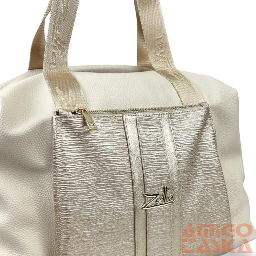 Zellia Női Sporttáska 24128 Beige-Arany - Groove -