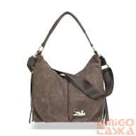 Zellia Női Válltáska 25188 Barna - Zamsz -