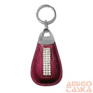 Bőr Kulcstartó Brelok-Cry-Sh-3746 R.Red