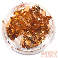 Körömdíszítő - Füstfólia 849-8 ROSEGOLD