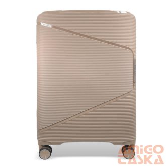   Zellia Polipropilén Bőrönd Ppb088 - Cappuccino S Méret - 55 X 40 X 20 Cm