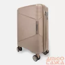 Zellia Polipropilén Bőrönd Ppb088 - Cappuccino S Méret - 55 X 40 X 20 Cm