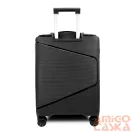 Zellia Polipropilén Bőrönd Ppb088 - Fekete S Méret - 55 X 40 X 20 Cm