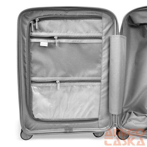 Zellia Polipropilén Bőrönd Ppb088 - Fekete S Méret - 55 X 40 X 20 Cm