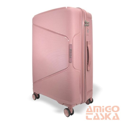 Zellia Polipropilén Bőrönd Ppb088 - Rosegold L Méret - 75 X 50 X 30 Cm