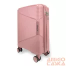 Zellia Polipropilén Bőrönd Ppb088 - Rosegold S Méret - 55 X 40 X 20 Cm