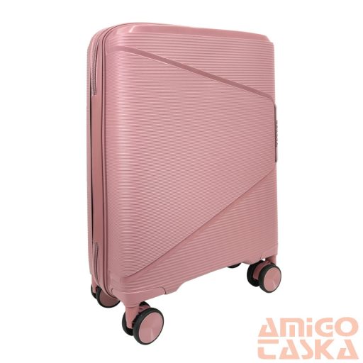Zellia Polipropilén Bőrönd Ppb088 - Rosegold S Méret - 55 X 40 X 20 Cm