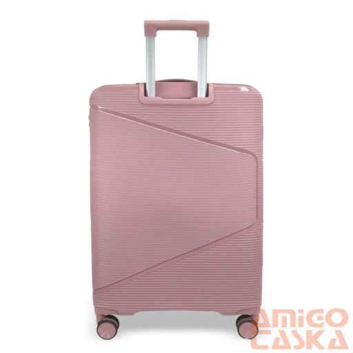 Zellia Polipropilén Bőrönd Ppb088 - Rosegold S Méret - 55 X 40 X 20 Cm