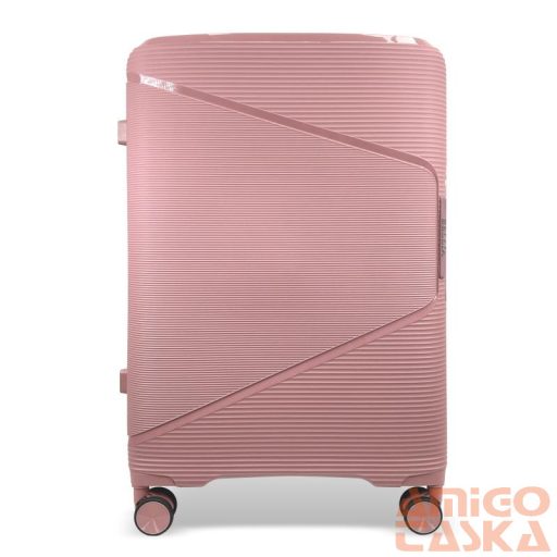 Zellia Polipropilén Bőrönd Ppb088 - Rosegold Szett