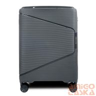   Zellia Polipropilén Bőrönd Ppb088 - Sötét Szürke S Méret - 55 X 40 X 20 Cm