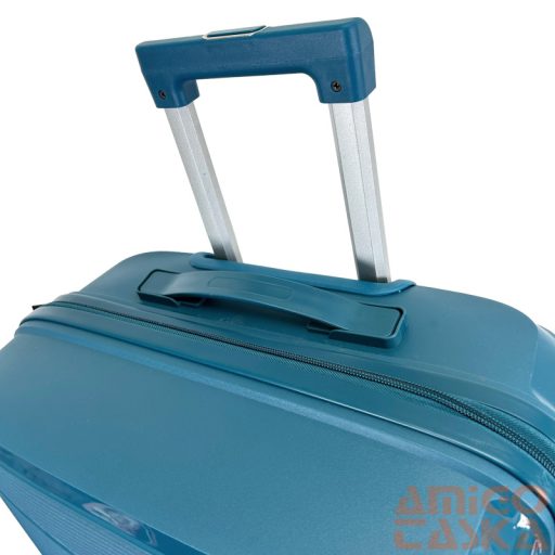 Zellia Polipropilén Bőrönd Ppb088 - Türkiz M Méret - 65 X 44 X 25 Cm
