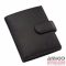 La scala fekete álló patentos bőr kártyatartó ad1009/t