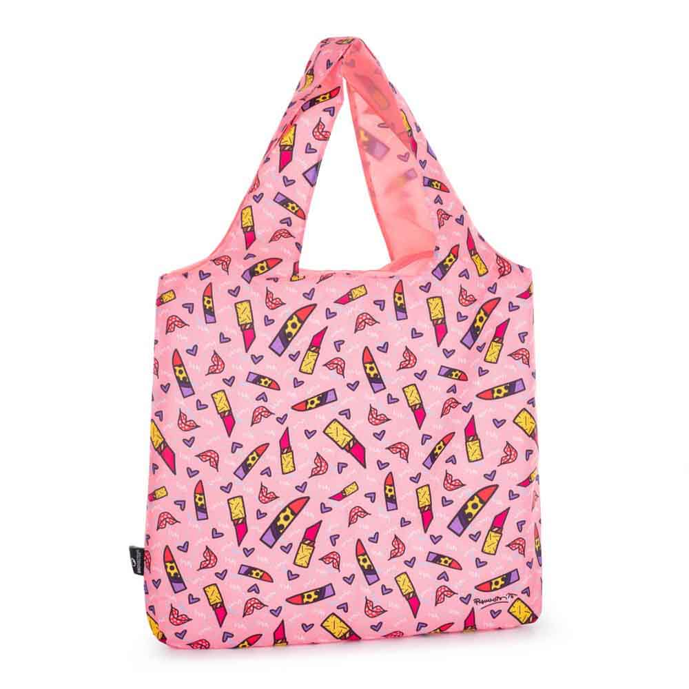 Bagmaster színes mintás bevásárló táska shopping bag22g