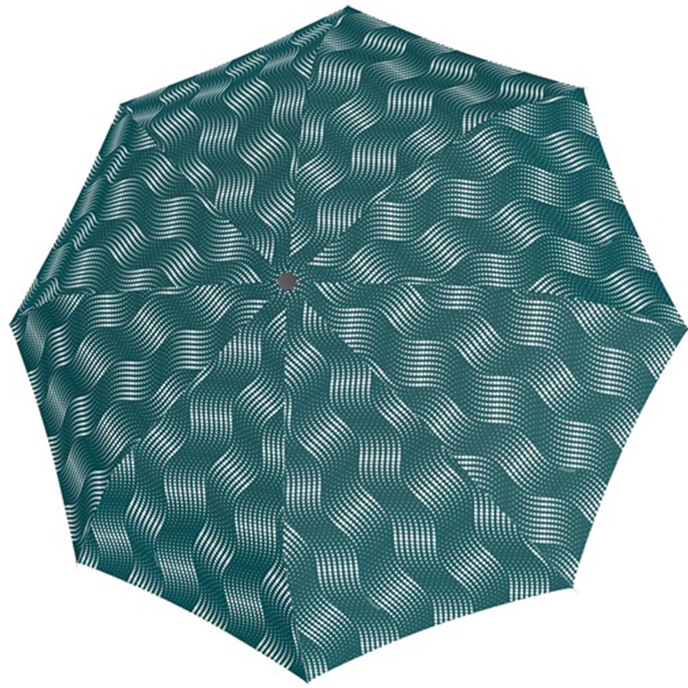 Doppler zöld / fehér pöttyös automata esernyő 7441465wa02