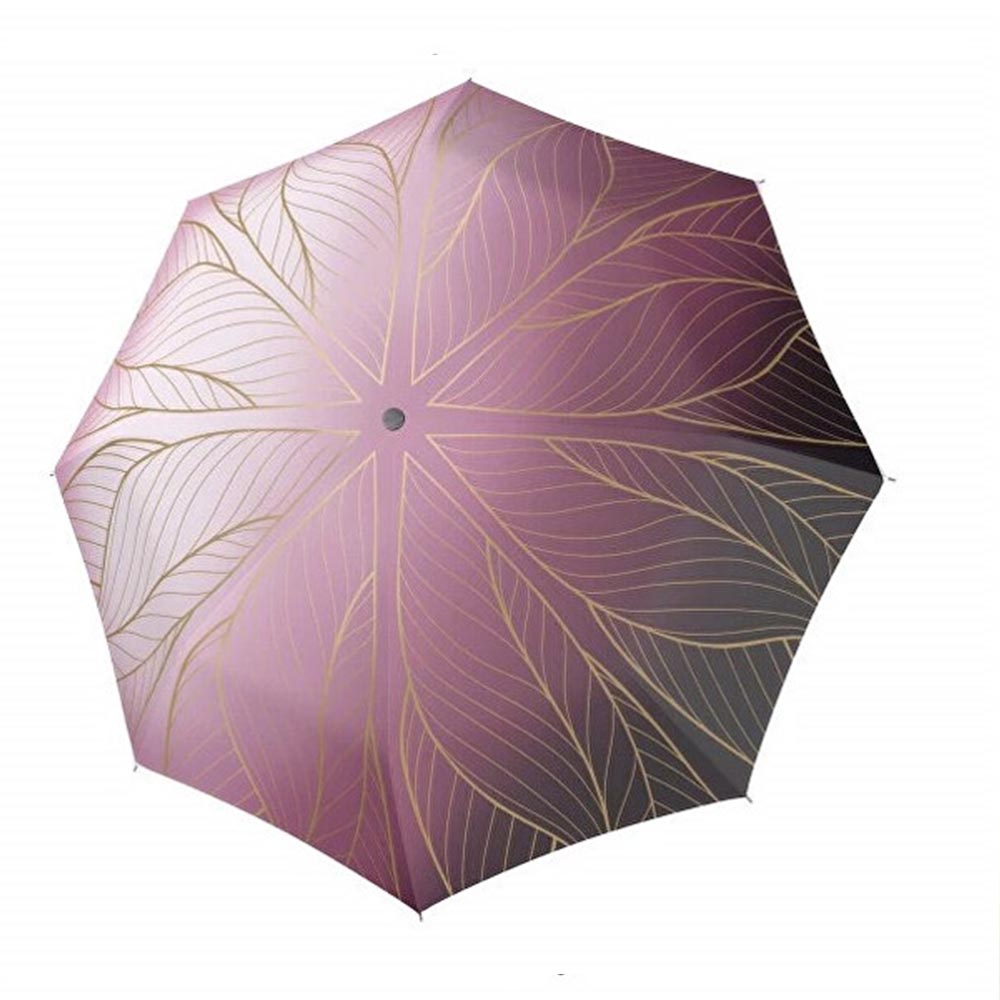 Doppler rózsaszín / sárga mintás automata esernyő 744865go02